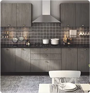 Soft Corner | Kitchen Collection (Tile Image) - IFB Modular Kitchen