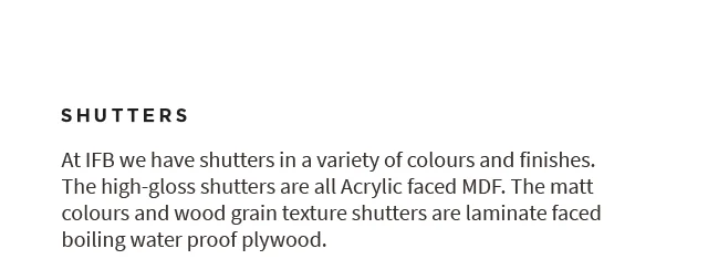 Description Text for Shutters