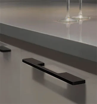 Handles for Modular Kitchen Black | Finished Porjects - IFB Modular Kitchen